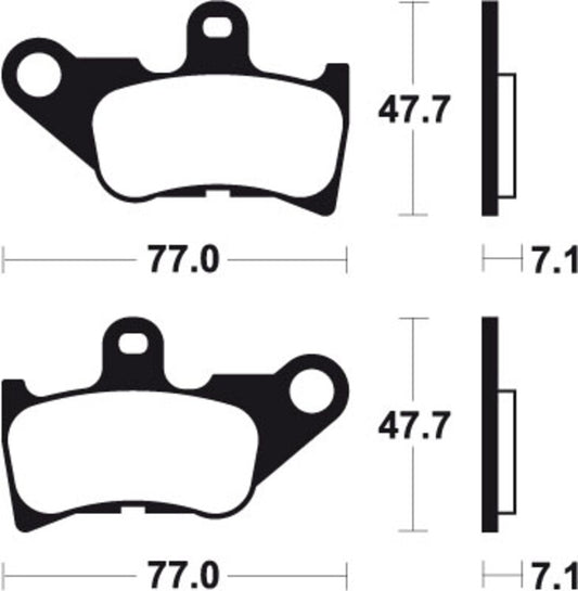 Pastilha para Travão Tecnium MA264