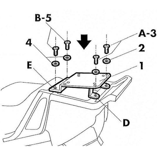 Suporte Shad para BMW R1100RT 1996-2006